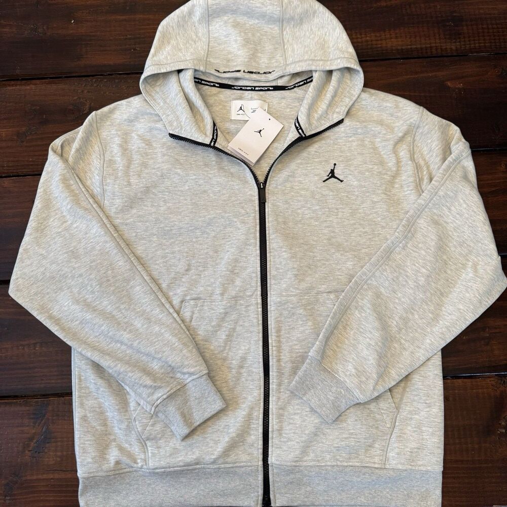 Jordan Sport Hoop Tech Fleece Dri-Fit Full-Zip Hoodie